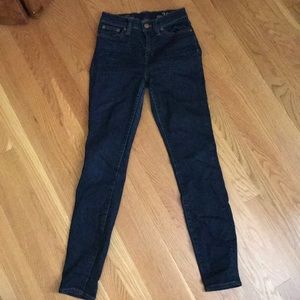 J Crew high rise skinny jeans